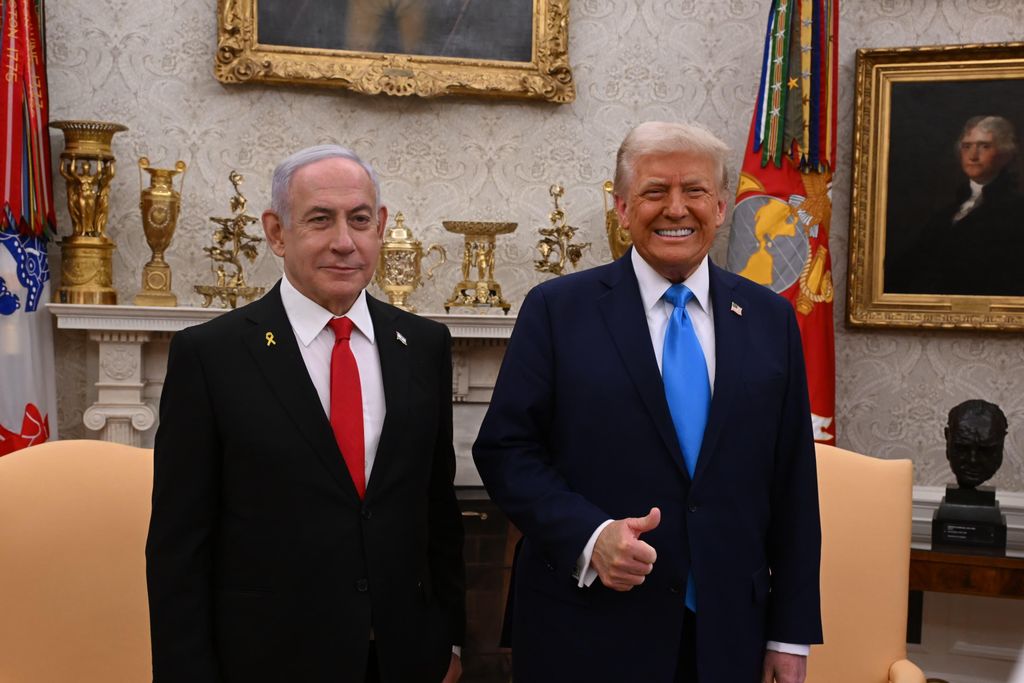 Benjamín Netanyahu y Donald Trump Benjamín Netanyahu y Donald Trump
