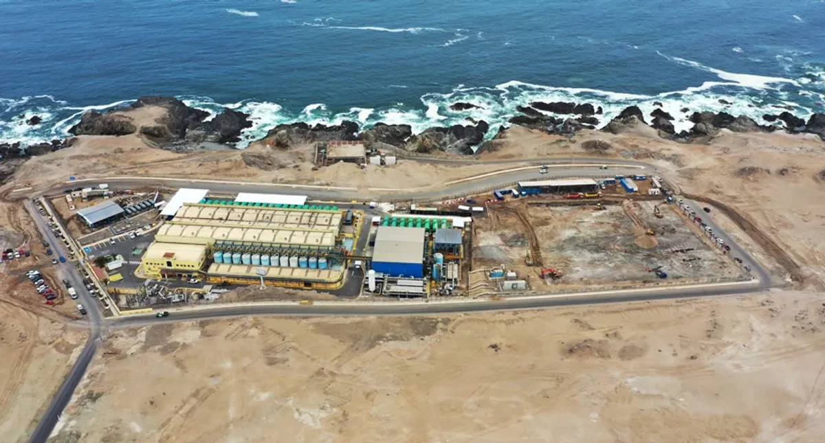 Antofagasta lidera proyectos de desalación por US$10.800 millones