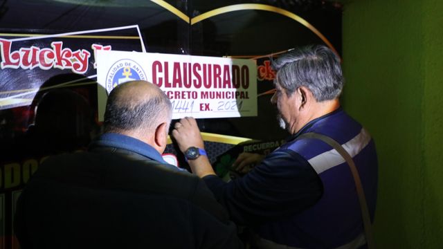 Clausura casinos de juegos
