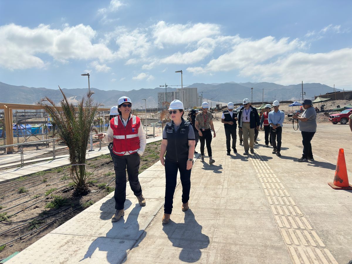 Obras en Playa y Caleta La Chimba avanzan al 67% Obras en Playa y Caleta La Chimba avanzan al 67%