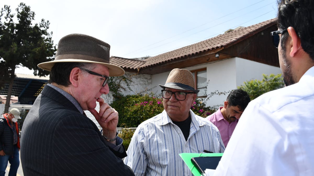 Ministro en visita Vicente Hormazábal Ministro en visita Vicente Hormazábal