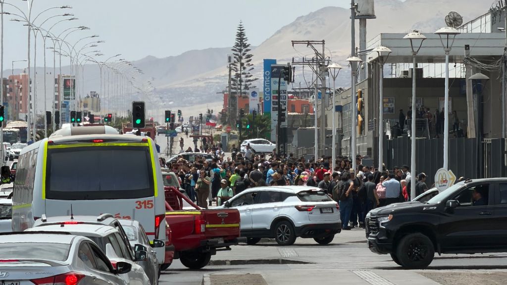 Evacuacion Mall Paseo La Portada