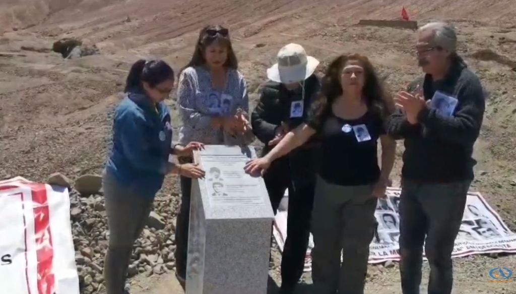 Monolito en mina La Veleidosa Monolito en mina La Veleidosa