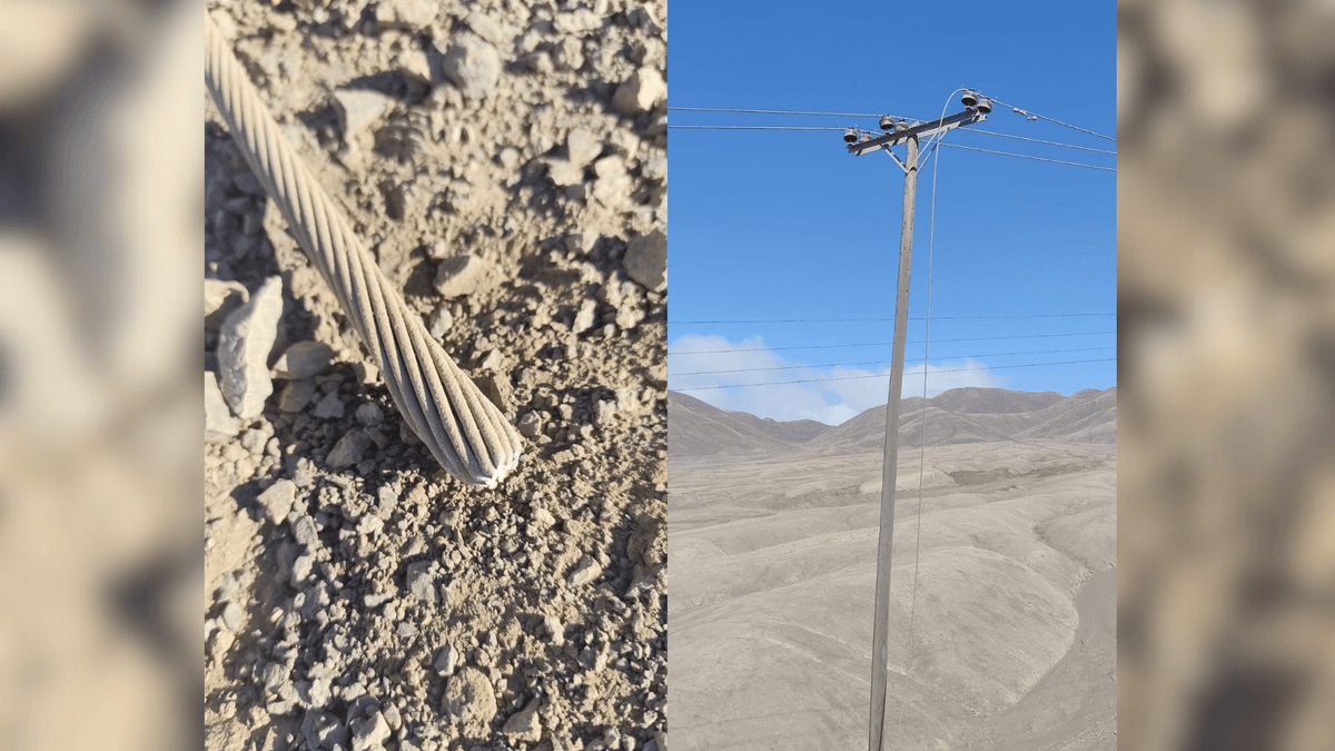 Nuevo robo de cables en Antofagasta: 753 metros sustraídos de CGE Nuevo robo de cables en Antofagasta: 753 metros sustraídos de CGE