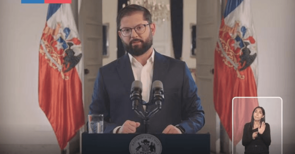 Boric festeja reforma de pensiones como acto de justicia Boric festeja reforma de pensiones como acto de justicia