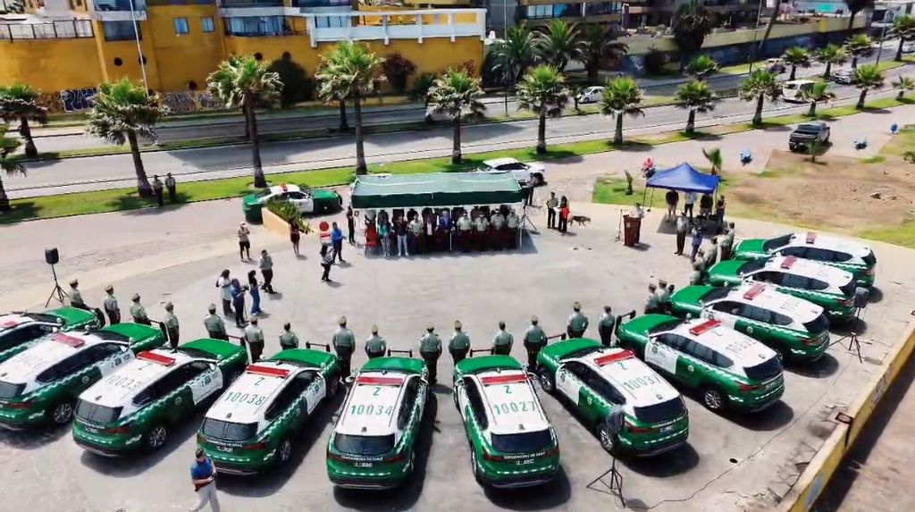 Entrega Vehículos Carabineros Entrega Vehículos Carabineros