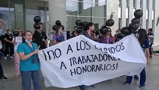 Manifestación Trabajadores Salud