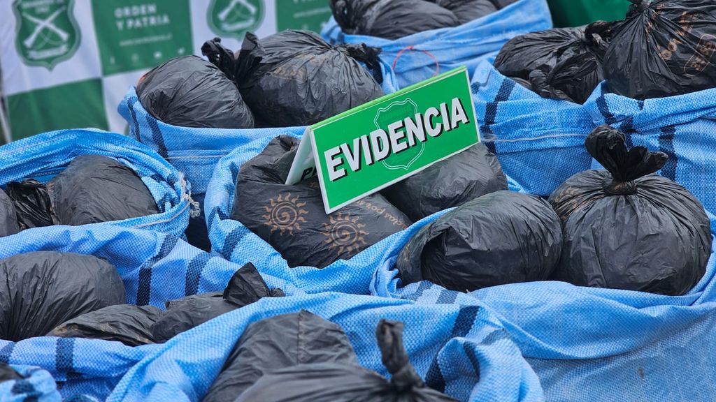 Decomiso 380 kilos de drogas