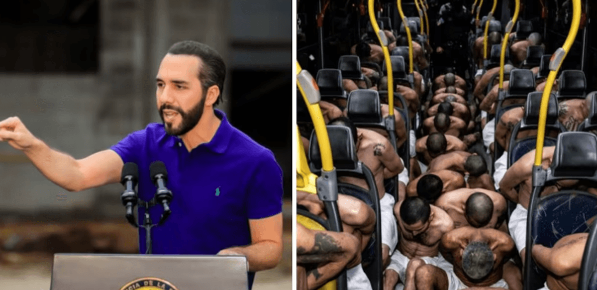 Bukele acepta presos deportados de EE.UU y del Tren de Aragua Bukele acepta presos deportados de EE.UU y del Tren de Aragua