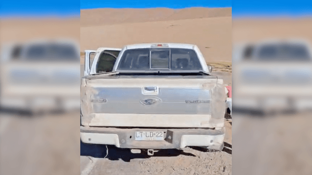 Vehículo recuperado Carabineros