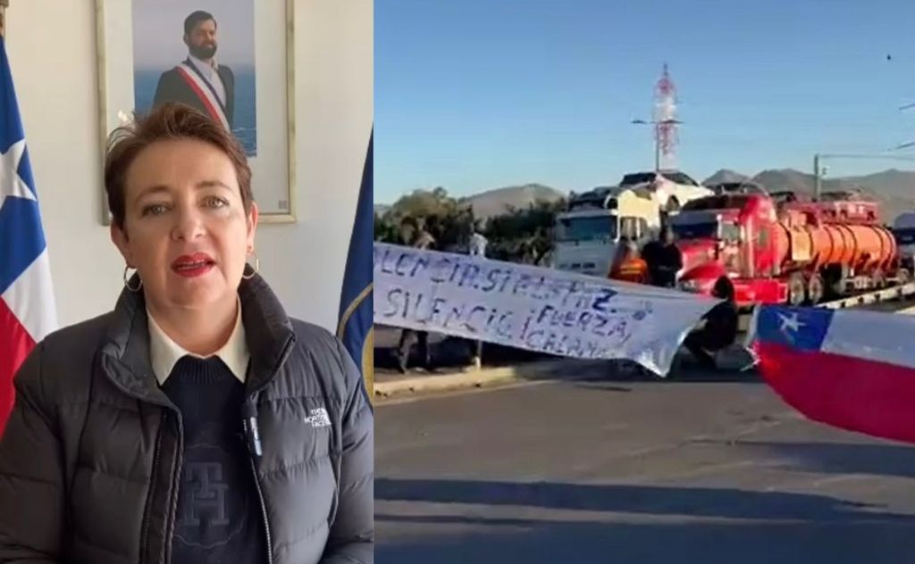 Delegada Presidencial Karen Behrens - Paro Camioneros Calama Delegada Presidencial Karen Behrens - Paro Camioneros Calama