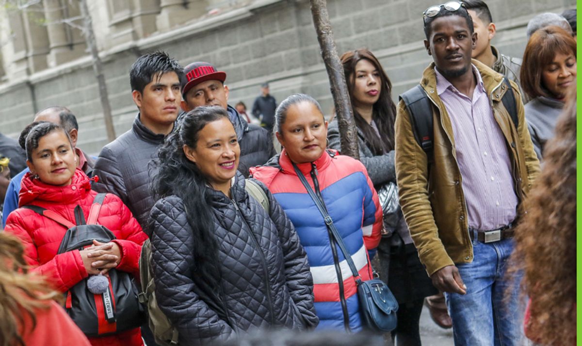 Crecimiento histórico de extranjeros en Chile Crecimiento histórico de extranjeros en Chile