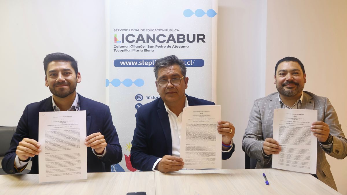 Acuerdo clave para educación y servicios en Calama Acuerdo clave para educación y servicios en Calama