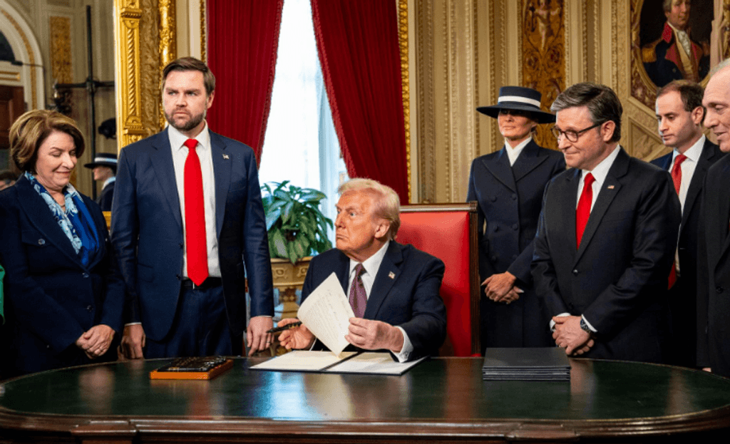 Donald Trump en Salón Oval Donald Trump en Salón Oval