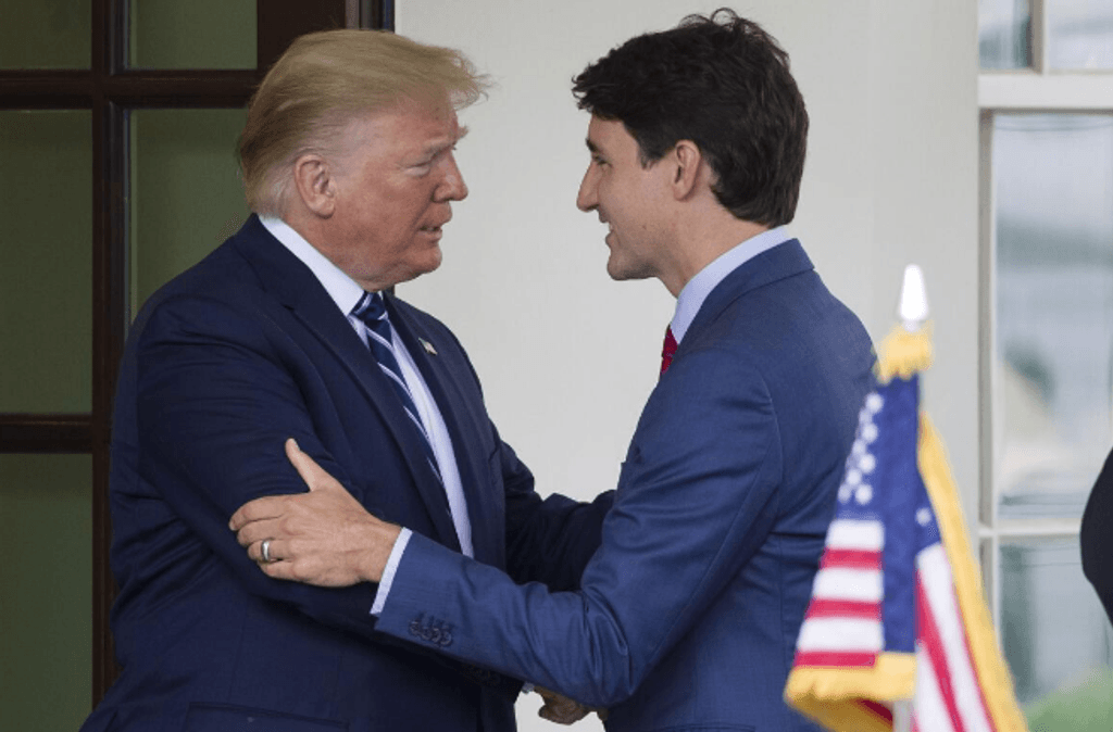 Donald Trump y Justin Trudeau Donald Trump y Justin Trudeau