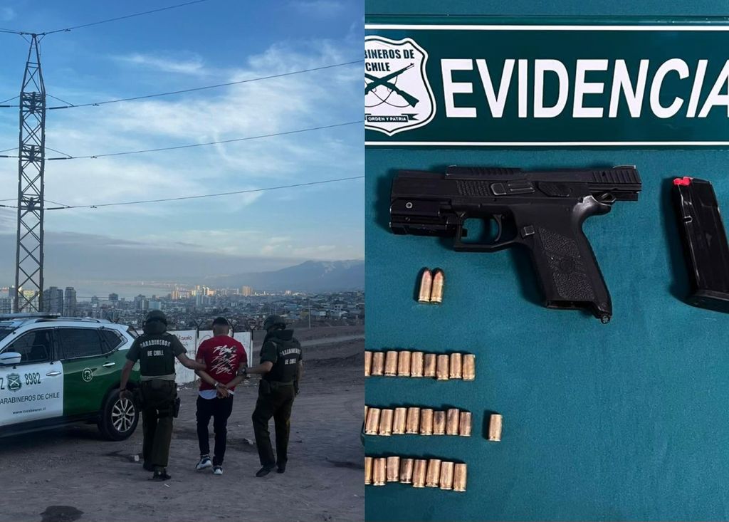 Extranjero detenido con arma de fuego Extranjero detenido con arma de fuego