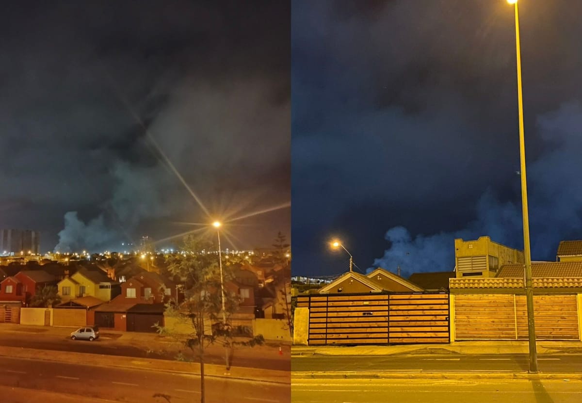 Vecinos denuncian nueva quema de basura en sector La Chimba de Antofagasta