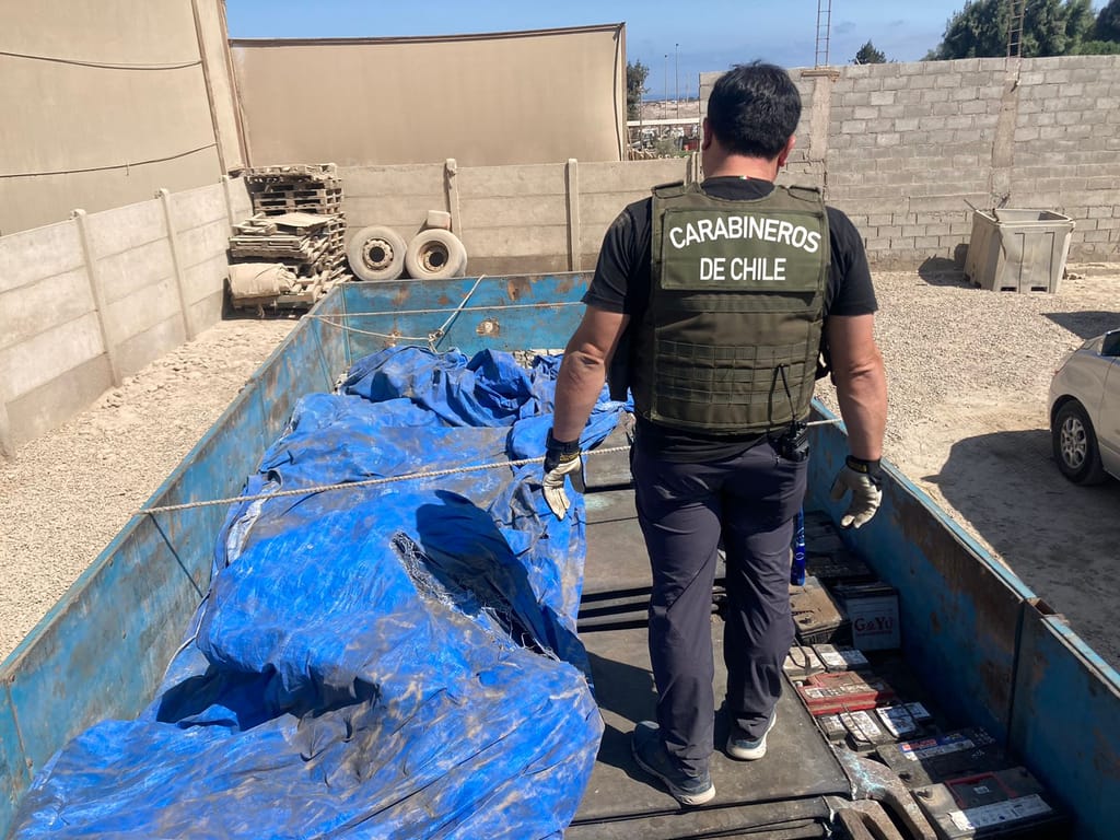 Hallazgo Planchas de Cobre Robadas Hallazgo Planchas de Cobre Robadas