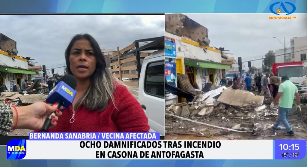 Incendio Antofagasta Incendio Antofagasta