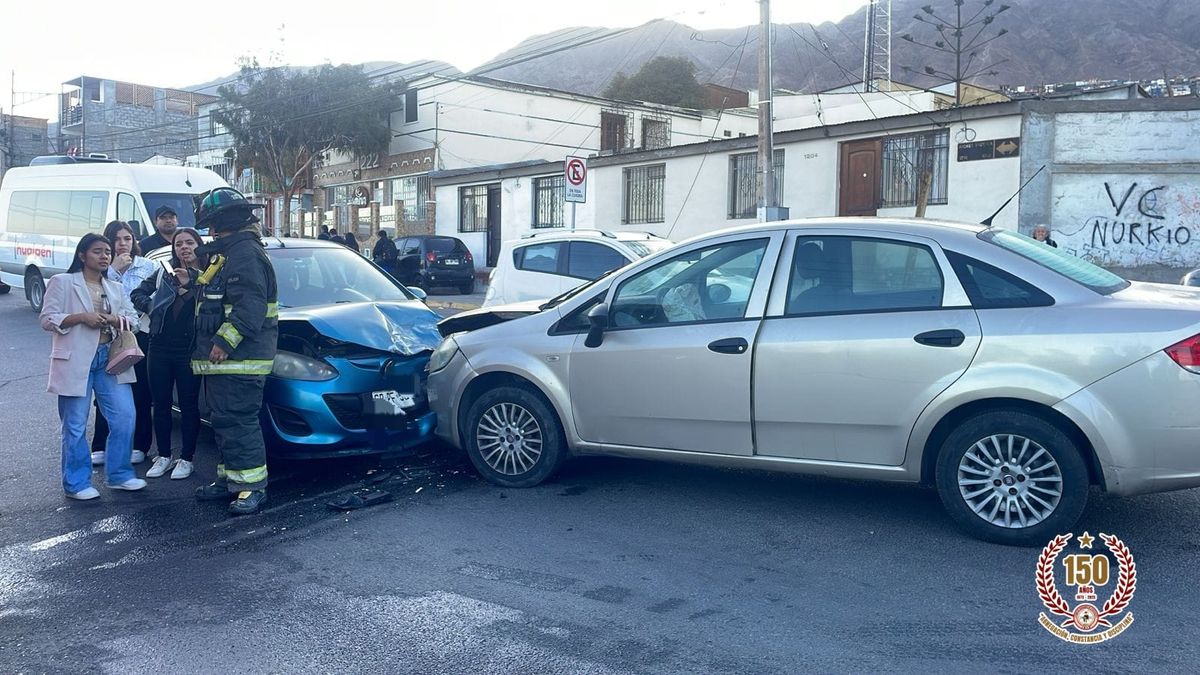 Choque en Antofagasta deja un herido Choque en Antofagasta deja un herido