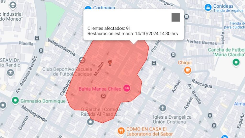 Corte de luz, Antofagasta Corte de luz, Antofagasta