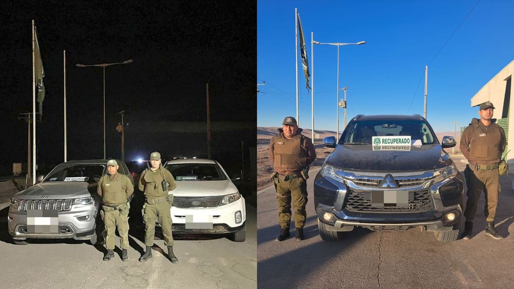 Recuperan vehículos Recuperan vehículos