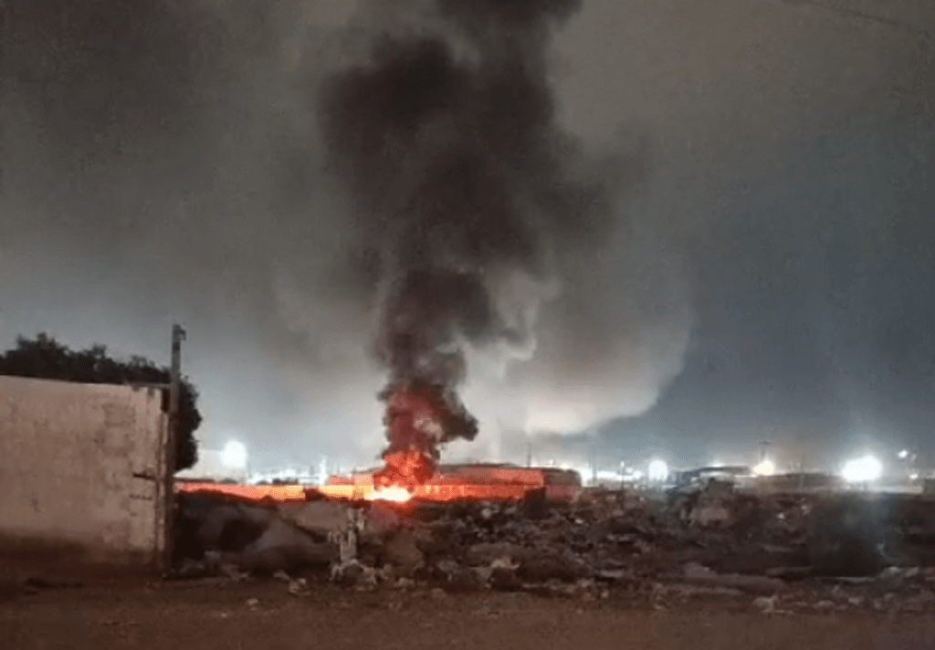 Quemas en ex vertedero Quemas en ex vertedero