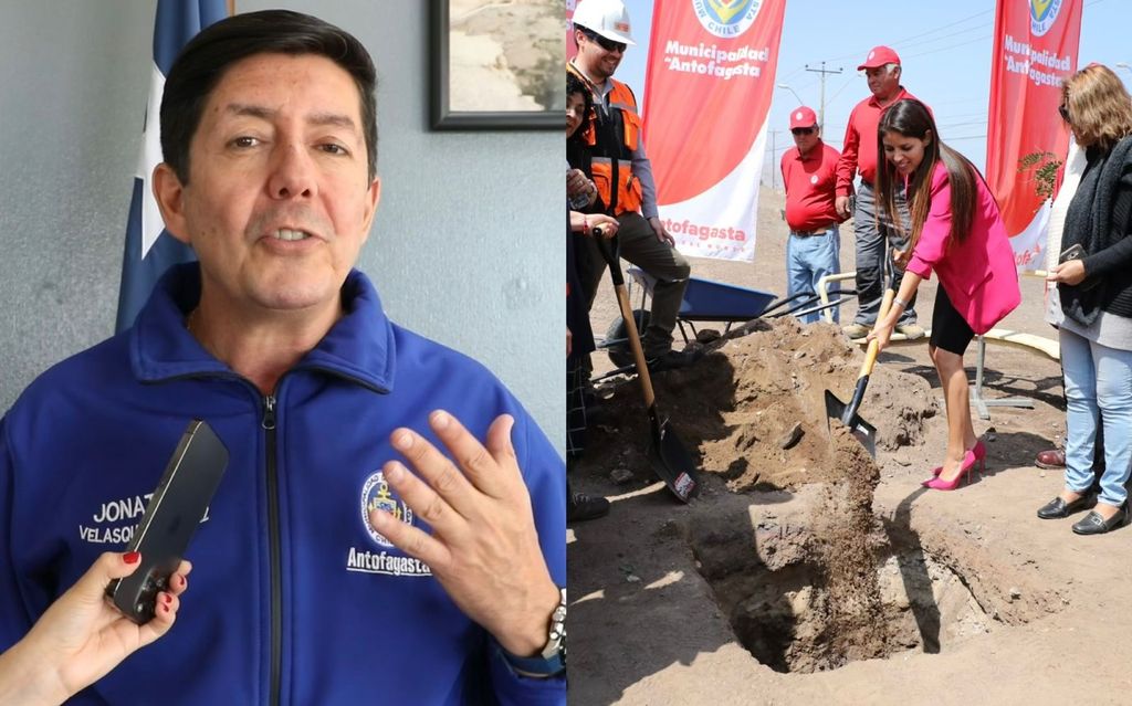 Alcalde Jonathan Velásquez - Colocación Primera Piedra Alcalde Jonathan Velásquez - Colocación Primera Piedra
