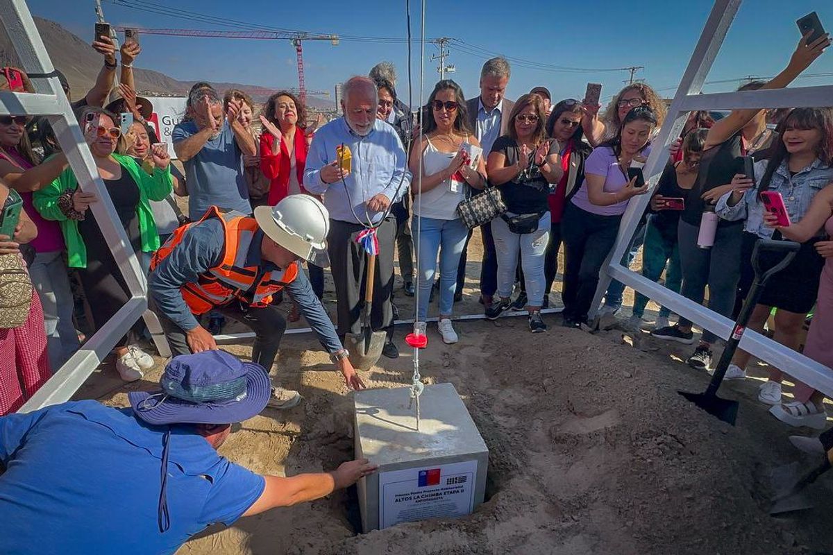 Ministro Montes da inicio a megaproyecto Altos La Chimba Ministro Montes da inicio a megaproyecto Altos La Chimba