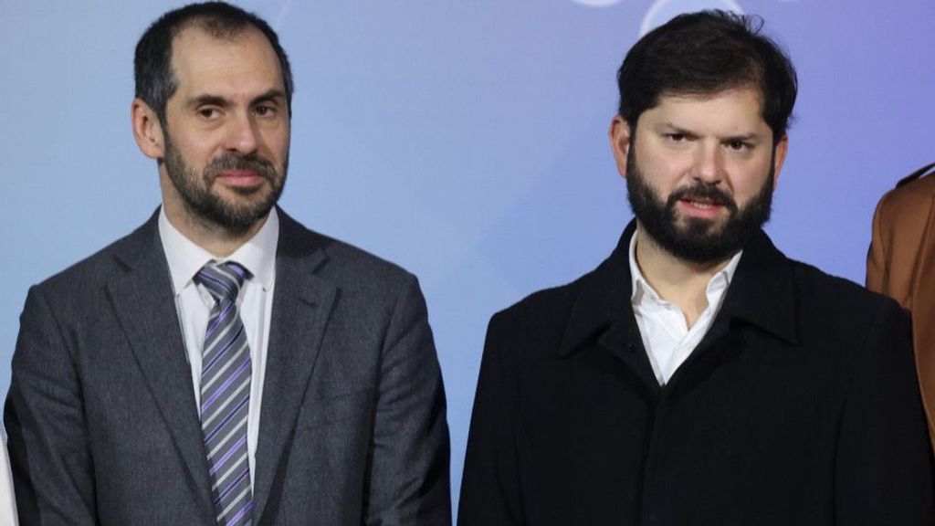 Ministro Nicolás Grau y Presidente Gabriel Boric