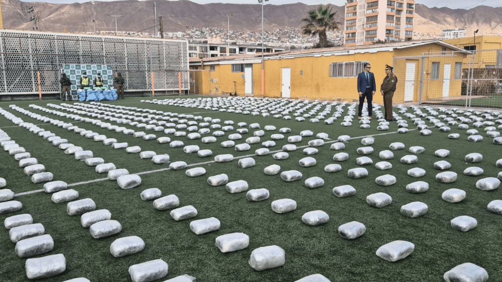 1,8 toneladas de droga