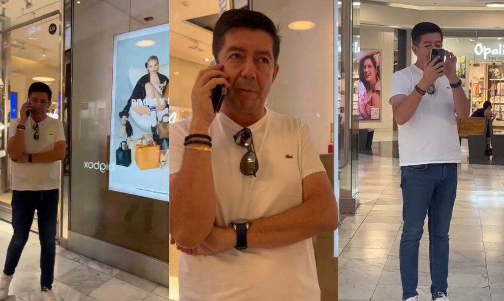 Alcalde Jonathan Velásquez en Parque Arauco Alcalde Jonathan Velásquez en Parque Arauco