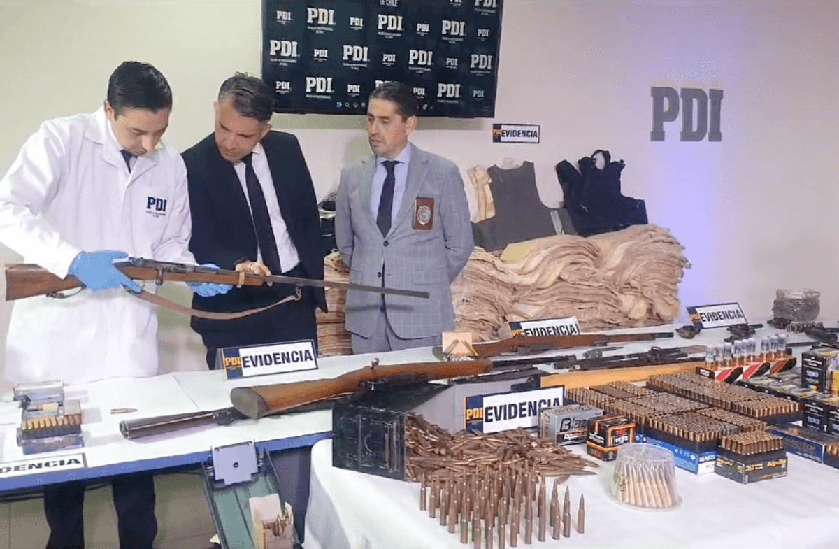 Anciano experto en armas formalizado por tráfico ilegal Anciano experto en armas formalizado por tráfico ilegal