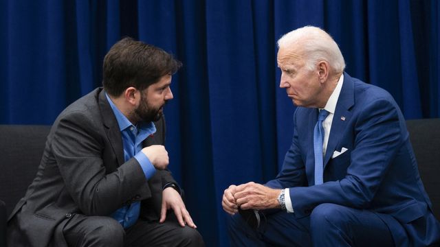 Presidente Boric se reune con Joe Biden Presidente Boric se reune con Joe Biden