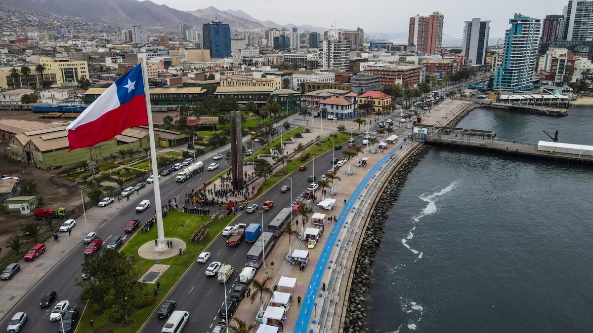 Antofagasta - Bandera Antofagasta - Bandera