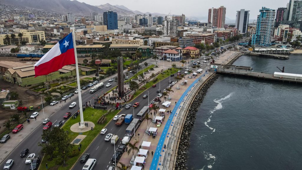 Antofagasta - Bandera Antofagasta - Bandera