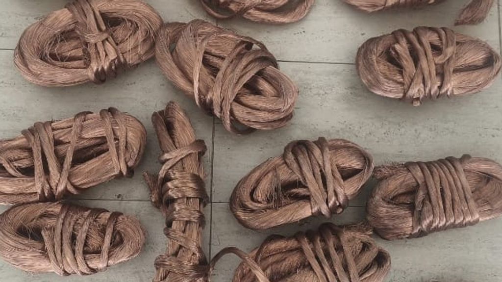 Rollos de cable de cobre