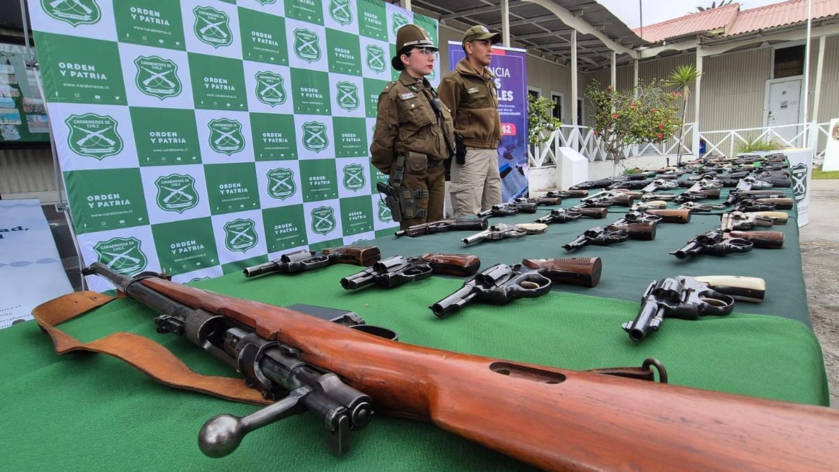Exitosa campaña retira 151 armas de fuego en Antofagasta Exitosa campaña retira 151 armas de fuego en Antofagasta