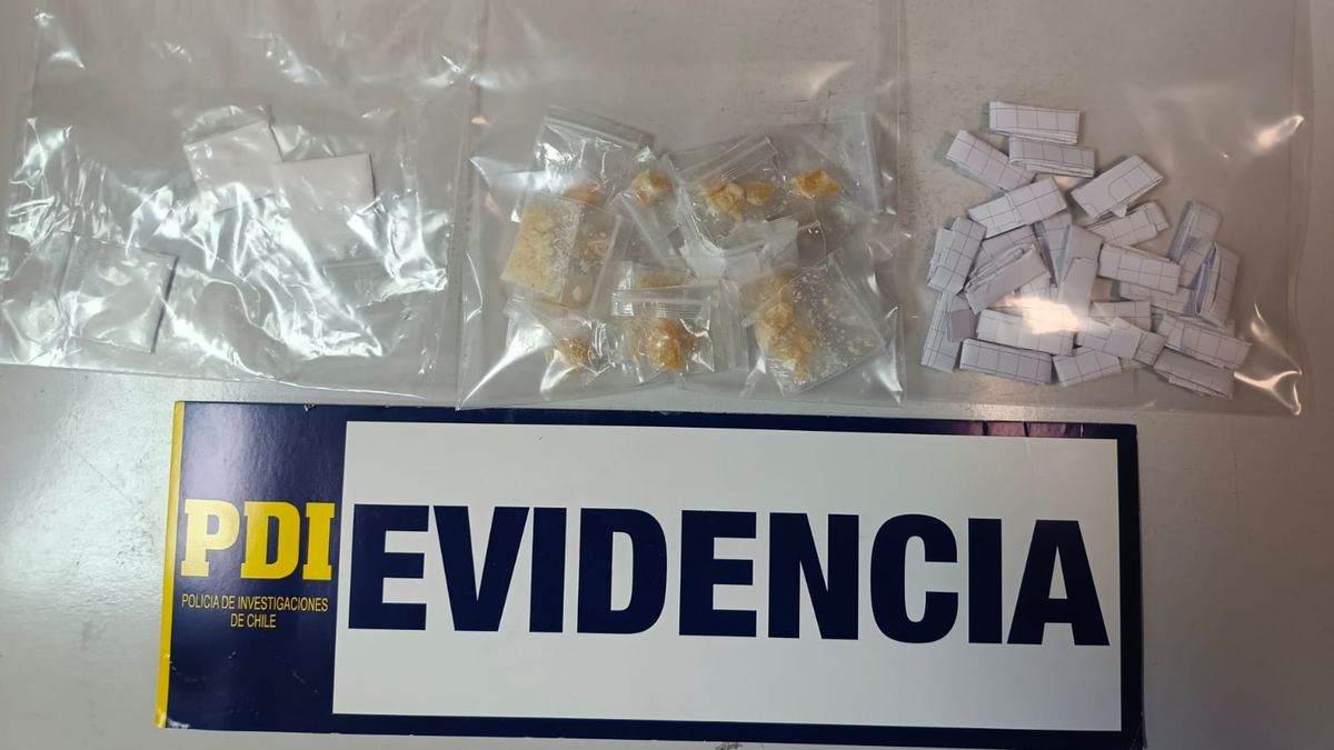 Evidencia droga