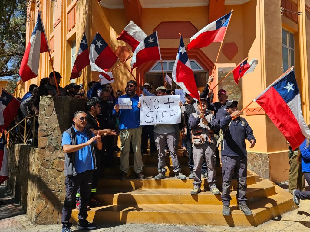 Manifestación por SLEP Licancabur Manifestación por SLEP Licancabur