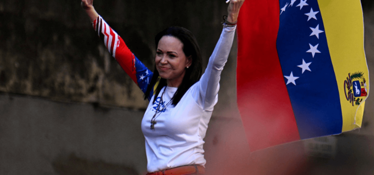 Oposición denuncia detención de Corina Machado en Venezuela Oposición denuncia detención de Corina Machado en Venezuela