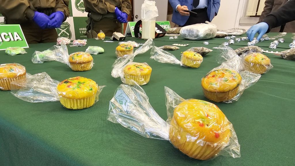 Evidencia dulces droga Evidencia dulces droga