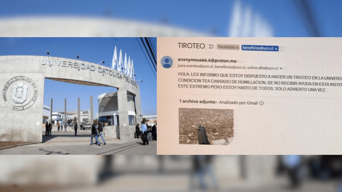 Suspensión de clases en UCN Antofagasta por amenaza de tiroteo Suspensión de clases en UCN Antofagasta por amenaza de tiroteo