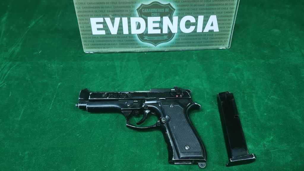 Evidencia pistola Evidencia pistola