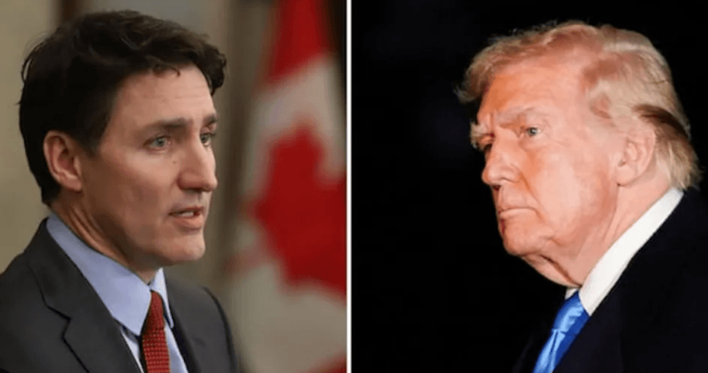 Justin Trudeau y Donald Trump Justin Trudeau y Donald Trump