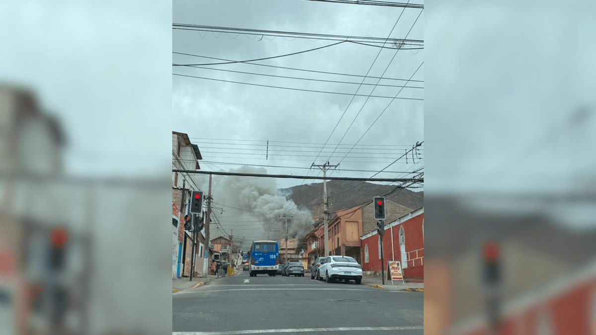 Emergencia por incendio en Antofagasta Emergencia por incendio en Antofagasta