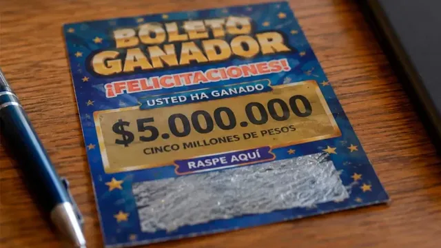 Boleto ganador estafa