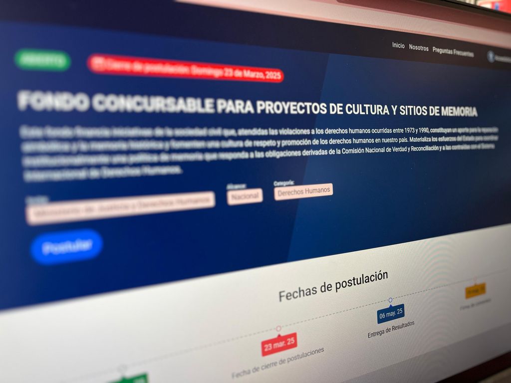 Fondo concursable Memoria Fondo concursable Memoria