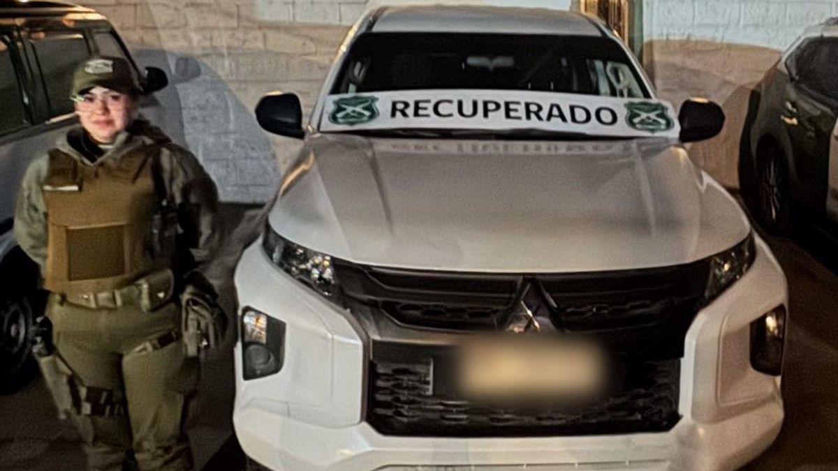 Carabineros captura a ladrón de camioneta en Calama Carabineros captura a ladrón de camioneta en Calama