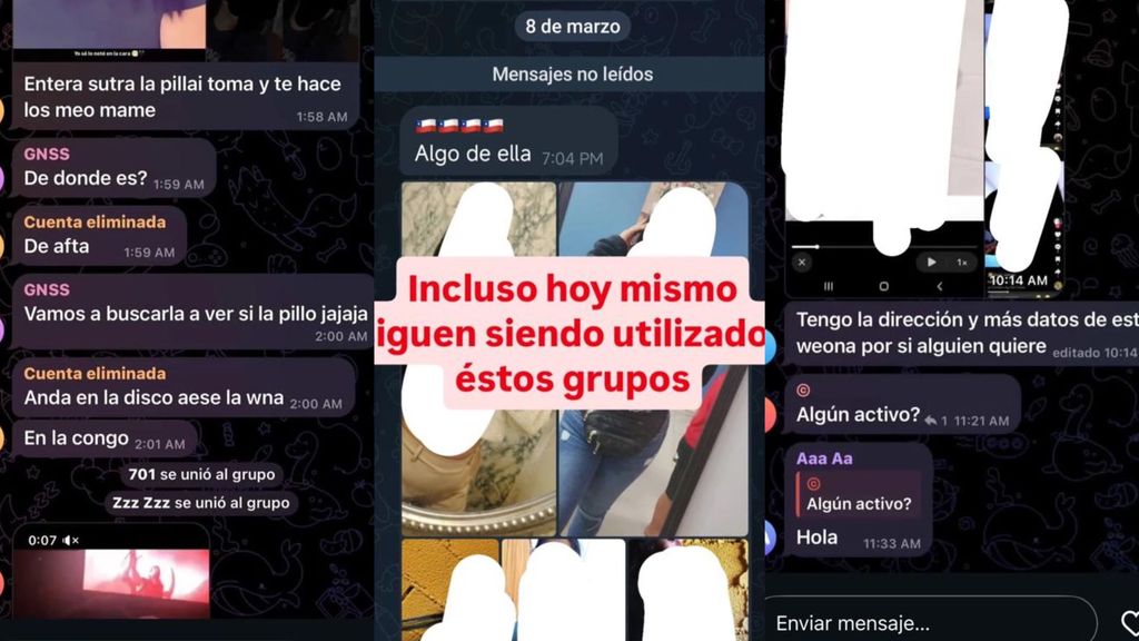 Denuncia grupos Telegram